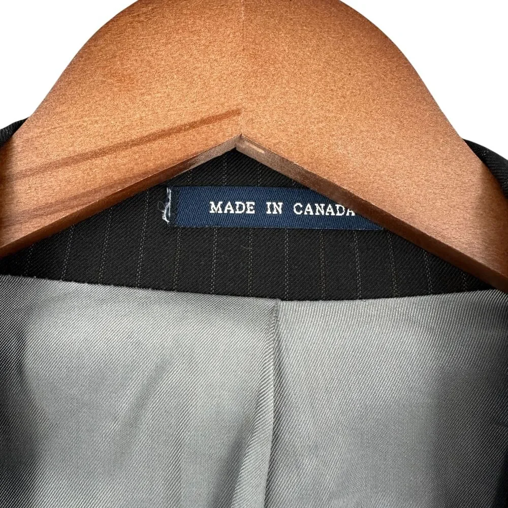 Ralph Lauren Blazer‎ Wool 3 Button Notched Lapel Single Breasted Jacket 46L